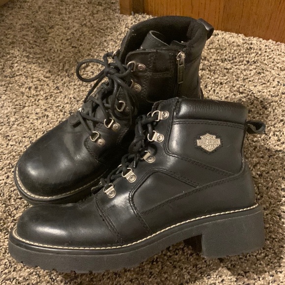 Harley Davidson Riding Boots - Picture 1 of 9